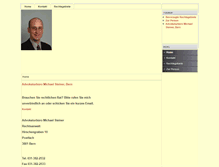 Tablet Screenshot of anwalt-steiner.ch